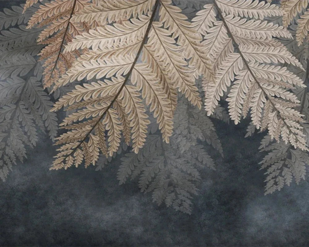 3D Modern Art Plant Leaves